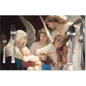 prostírání Sablio Prostírání Panna s anděly - William-Adolphe Bouguereau: 40x30cm