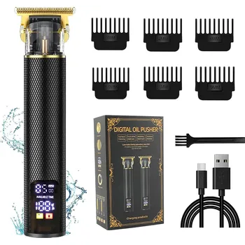 Strojek na vlasy AESFEE Profesionální Stříhací Strojek Na Vlasy a vousy s LED a USB