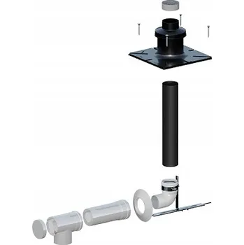 Kouřovod Kondenzační komínová sada Ricom 1 m DN80