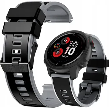 Řemínek na hodinky Řemínek ChronSmarta pro Garett 22mm, černý