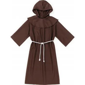 Karnevalový kostým MNIŠSKÝ HABIT KOSTÝM KOSTÝM MNICH PLÁŠŤ DOPLŇKY KNĚZ MNIŠSKÝ HABIT HALLOWEEN