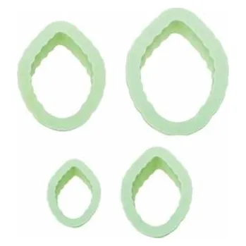 Decora vykrajovátko Listy růže (4 ks) ♡