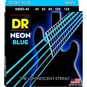 Struna pro kytaru a smyčcový nástroj DR Strings Neon Blue NBB5-45