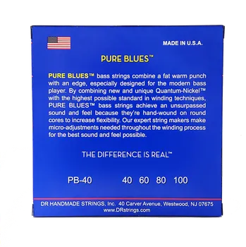 Struna pro kytaru a smyčcový nástroj DR Strings Pure Blues PB-40