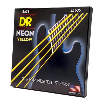 Struna pro kytaru a smyčcový nástroj DR Strings Neon Yellow NYB-45