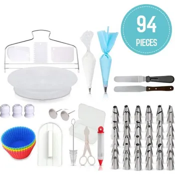 Přisada na vaření a pečení Sada na dekorování dortů 94 kusů - Cakesicq | Cukrářské potřeby