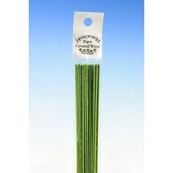 Aranžovací drát zelený 36cm 50ks č.26 - Hamilworth | Cukrářské potřeby