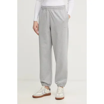 Tepláky Calvin Klein Jeans dámské, šedá barva, s potiskem, LV047E826G 09X, vel. L