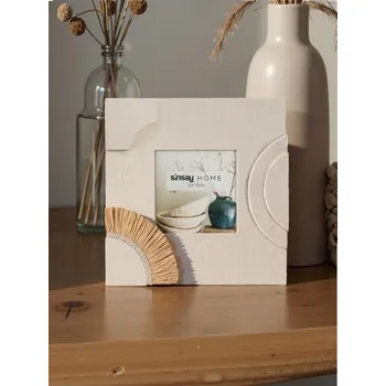 Rám na obraz Sinsay - Čtvercový rámeček na fotografie - pastelová růžová - 565GM-03X - 565GM-03X-ONE