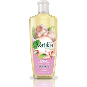 Vlasová regenerace Dabur Česnekový vlasový olej Vatika Naturals 200 ml