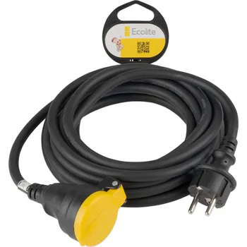 Stínicí plachta Ecolite Venkovní prodlužovací kabel 5 m – IP44, 16A, 3×1,5 mm² 3033/1 ZAHRADA Sklad6 3033_1 (ZAHRADA Sklad6 )