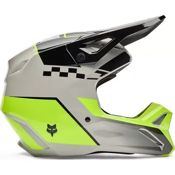 Helma na motorku Fox V1 Collect Helmet M grey/yellow