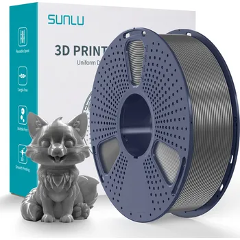 Filament Filament PETG Sunlu 1,75 mm 1 kg šedý