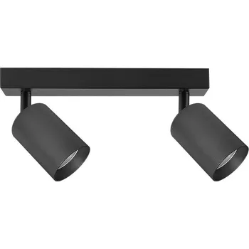 LEDMED bodové svítidlo METRO 2 GU10 černá 2x5W 38° 4000K - neutrální bílá, stmívatelné