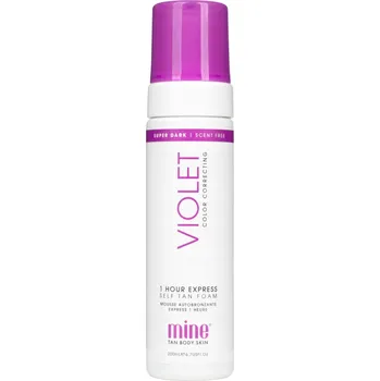 Samoopalovací přípravek MineTan Violet samoopalovací pěna na tělo Super Dark 200 ml