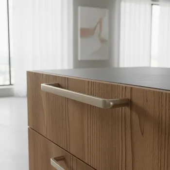 Nábytkové kování Interex design Úchytka BRISA / Kartáčovaný nikl 256 mm