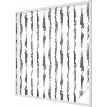 Okenní dekorace Fólie Dekorativní Mléčná na Skla Oken Výloh Abstraktní linie 100x116 cm