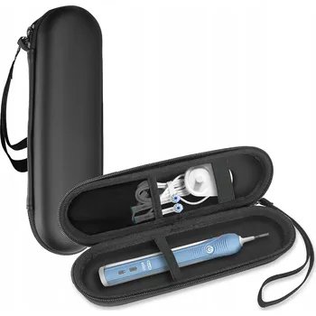 Elektrický zubní kartáček Pouzdro na zubní kartáček Oral-B, pouzdro s tvrdým pouzdrem Philips, Krabička