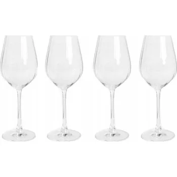 Sklenice Skleničky na bílé víno, skleničky červené víno Homla bezbarvé 500ml 4 ks
