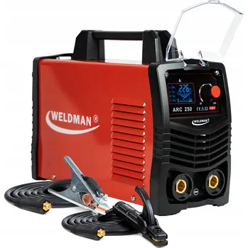 Svářečka Invertorová elektrodová svářečka MMA / TIG ARC 250 WELDMAN 240 A 60%
