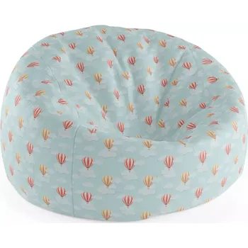 Sedací pytel Sablio Sedací vak Cocoon Horkovzdušné balony na nebi - 75 x 45 x 35 cm
