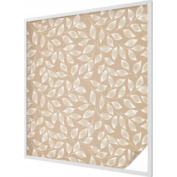 Okenní dekorace Dekorativní mléčná okenní Fólie s motivem listů – příroda, 100 x 116 cm