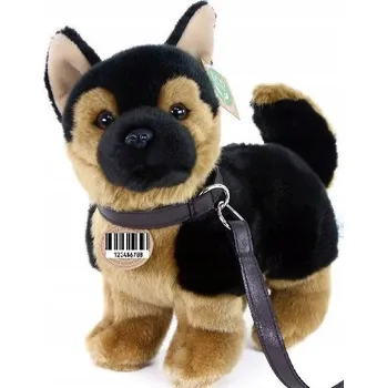 plyšák Plyšová Hračka pejsek Rappa černý plyšový 22 cm CE