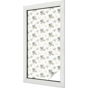 Okenní dekorace Fólie na okna mléčná, samolepicí, vzor diamant, 50x100 cm