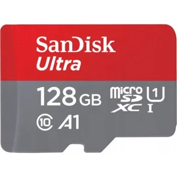 Paměťová karta Paměťová karta SanDisk Ultra 128GB 140MB/s microSDXC + SD adaptér