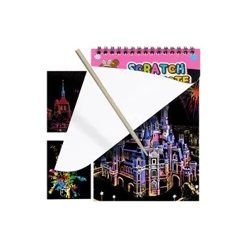 Dřevěná hračka Sada stíracích archů + dřevěný stylus 22449