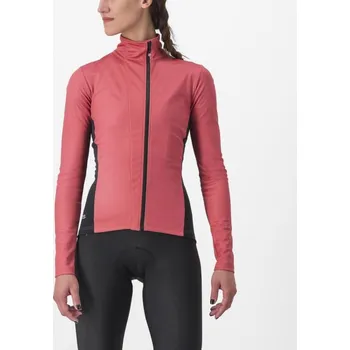 Cyklistická bunda CASTELLI Cyklistická zateplená bunda - TRANSITION 2 W - červená S
