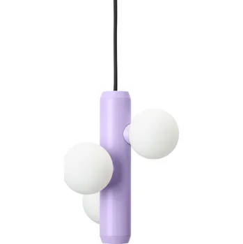 FEST Amsterdam Fialové kovové závěsné světlo Kaktee