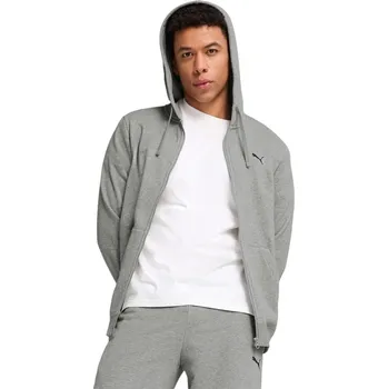 Pánská mikina Puma bluza ESS Full-Zip Hoodie FL Medium Gray 682590 03 S Velikost: XL