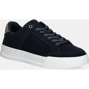 Pánské tenisky Semišové tenisky Tommy Hilfiger TH COURT SUMMER SUEDE FM0FM05517 námořnická modř 59X, EUR 44