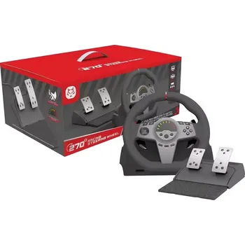Herní volant V270 Herní volant s pedály pro PS3/PS4/Xbox Series/Xbox One/Switch/PC, nový