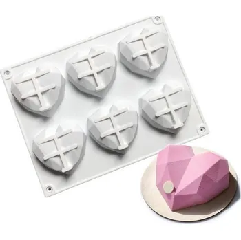 Silikonová forma srdíčka - Cakesicq | Cukrářské potřeby