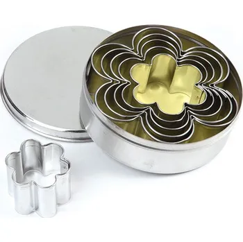 Vykrajovátka sada 6 ks v dóze (květ hladký) tvar: 4-9,5, v.3cm