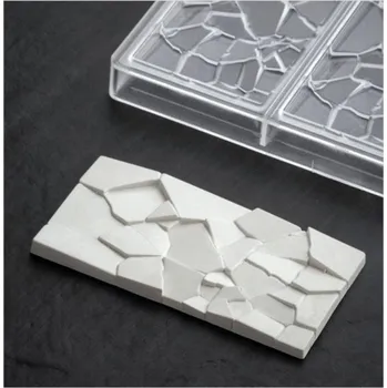 Forma na čokoládovou tabulku 100g (dekor mozaika) 3 tvary/forma