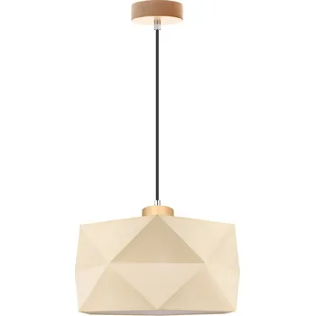 Finja Závěsné svítidlo 1xE27 Max.60W Bříza / Krémové stínidlo