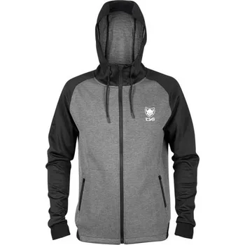 Pánská mikina TSG mikina - aero zip hoodie black grey (136)