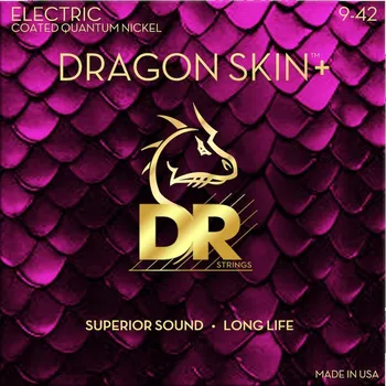 Struna pro kytaru a smyčcový nástroj DR Strings Dragon Skin+ DEQ-9