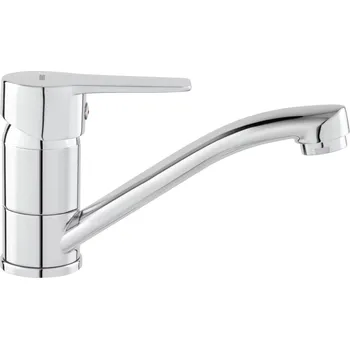 Vodovodní baterie Stojánková umyvadlová baterie Ferro RITTO stříbrná BTR2A