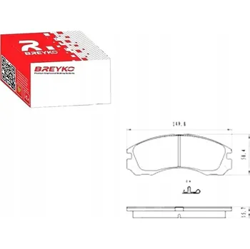 Brzdová destička DAVID VASCO Z3200 Sada brzdových destiček, kotoučové brzdy