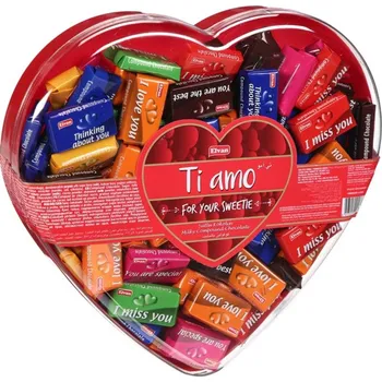 Bonboniéra Bonboniéra ve tvaru srdce - Ti Amo 400 g