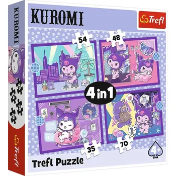 Puzzle Puzzle 4v1 Kuromi. Den s Kuromi Trefl puzzle
