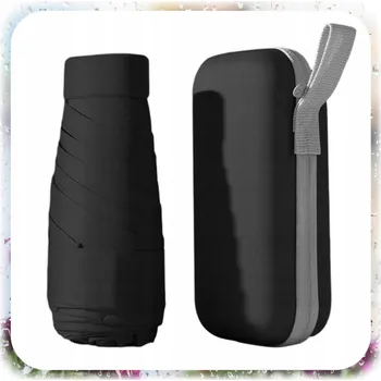 Deštník DEŠTNÍK MINI SKLÁDACÍ MANUÁLNÍ MALÝ KOMPAKTNÍ KAPESNÍ + POUZDRO