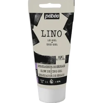 Speciální výtvarná barva Médium pro zpomalení schnutí barev na linoryt Pébéo, 80 ml - Slow Drying Gel