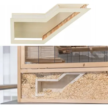 TRIXIE Pozorovací tunel pro hlodavce, dřevěný, 36 x 17 cm