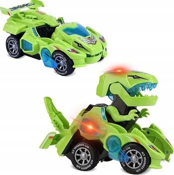 autíčko AUTÍČKO AUTO TRANSFORMUJÍCÍ SE NA ROBOTA 2V1 DINOSAURUS BOT