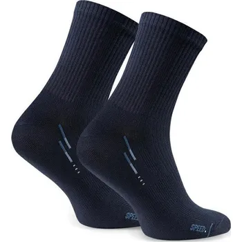 Pánské ponožky Tmavě modré pánské vysoké sportovní ponožky Art. 057 B381 44-46 GRANATOWY Velikost: 44/46